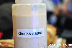 En Route Chuck's Deli Chuck's Sauce