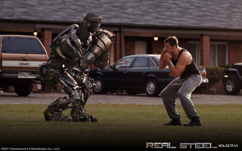 Real Steel movie, Hugh Jackman movie, Fighting Robots, Disney movie