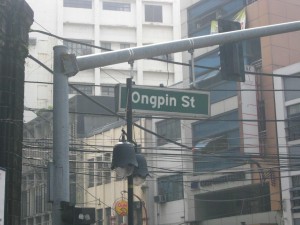 En Route, The Great Binondo Food Trip, Ongpin Street