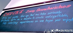 En Route Chuck's Deli Zany Sandwiches