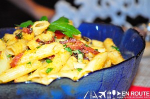 En Route Crispy Salami Pasta Finished Product
