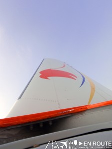 En Route Misibis Bay Plane Tail