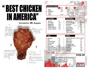 En Route Bon Chon Chicken Manila Philippines Menu