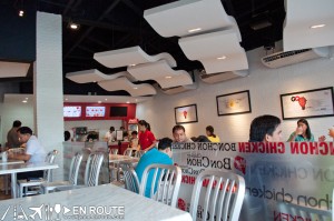 En Route Chicken Bon Chon Manila Philippines Dining Area
