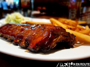 En Route Tony Roma's Glorietta Makati City Philippines Baby Back Ribs