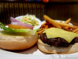 En Route Tony Roma's Glorietta Makati City Philippines Cheeseburger