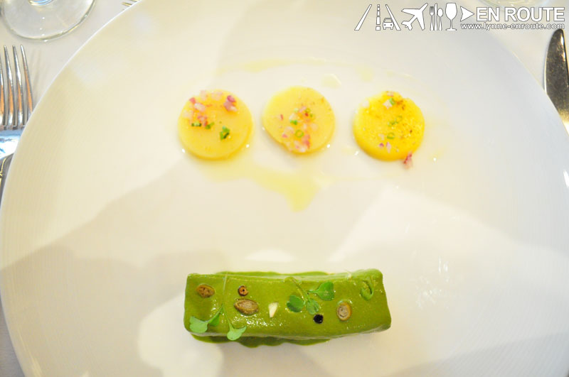 Restaurant 101, Enderun Colleges, Enderun, Salmon Fillet Mi-cuit with Caper Herb Dressing and Warm Potato Salad