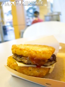 Jollibee Hash Brown Burger, Hash brown burger, Jollibee, Burger Innovations, Burger