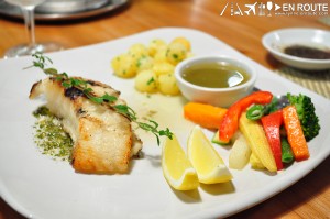 Buon Giorno, Buon Giorno Rockwell Business Center, comfort food, Steak and Seabass, steak, Wine