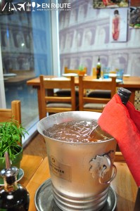 Buon Giorno, Buon Giorno Rockwell Business Center, comfort food, Steak and Seabass, steak, Wine
