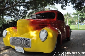 Hong Kong Disneyland Hollywood Hotel - Vintage Car on display