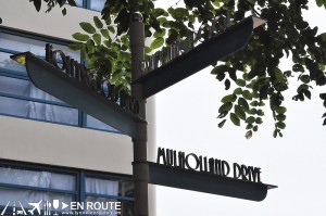 Hong Kong Disneyland Hollywood Hotel - Classy street signs