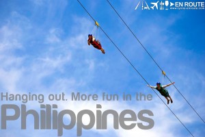 Hanging out. More fun in the Philippines