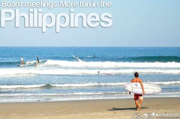 Board Meetings. More fun in the Philippines.