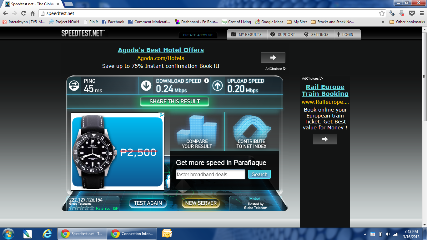 Seda Hotel Fort Bonifacio Internet Speed