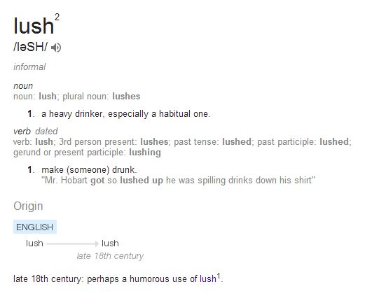 Informal Definition of Lush